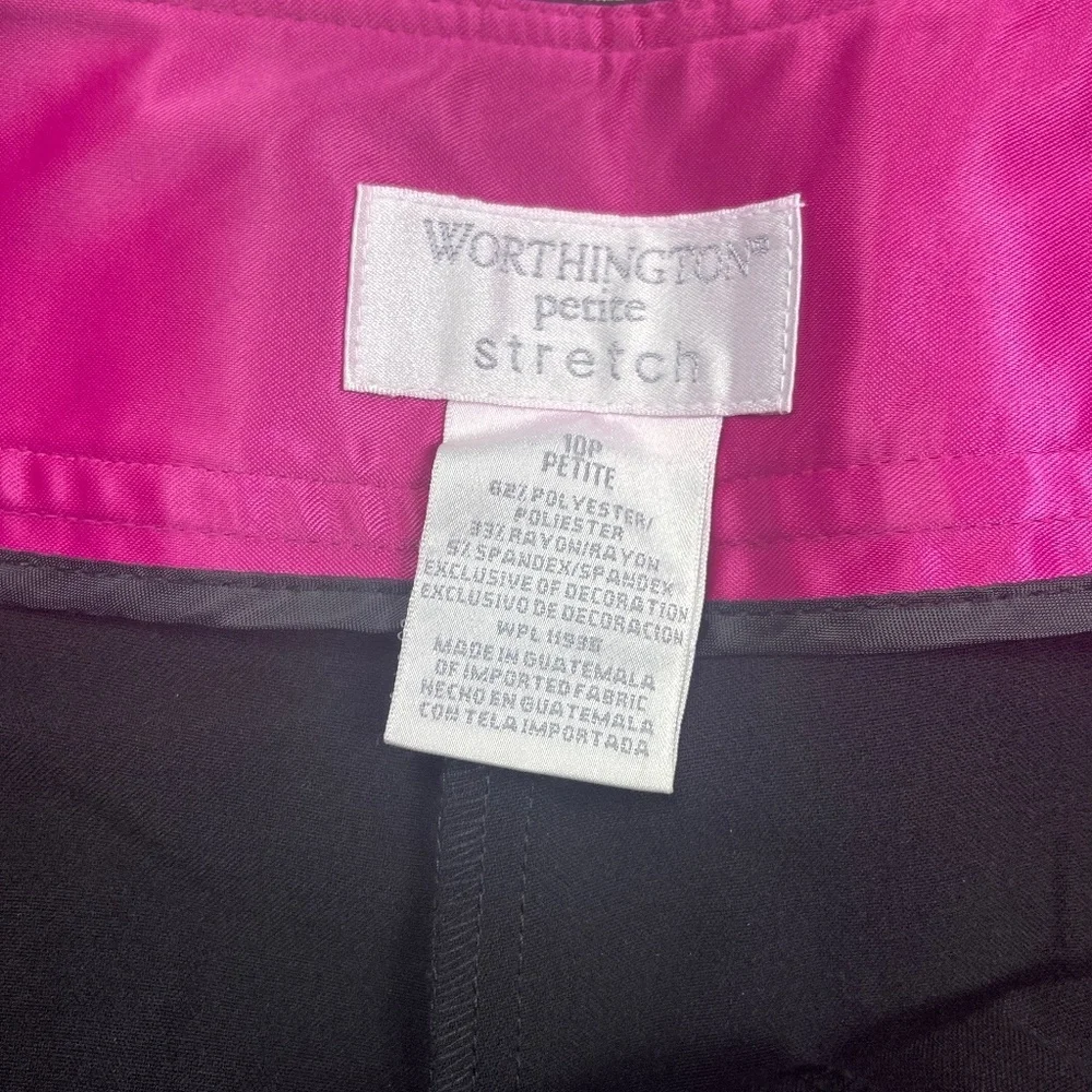 Black‎ slack pants Petite stretch - Picture 6 of 7